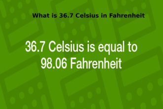 what is 36.7 celsius in fahrenheit