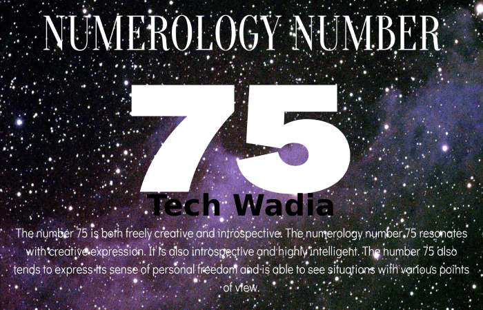 Numerology 75