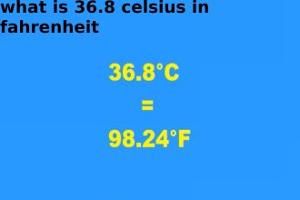what is 36.8 celsius in fahrenheit