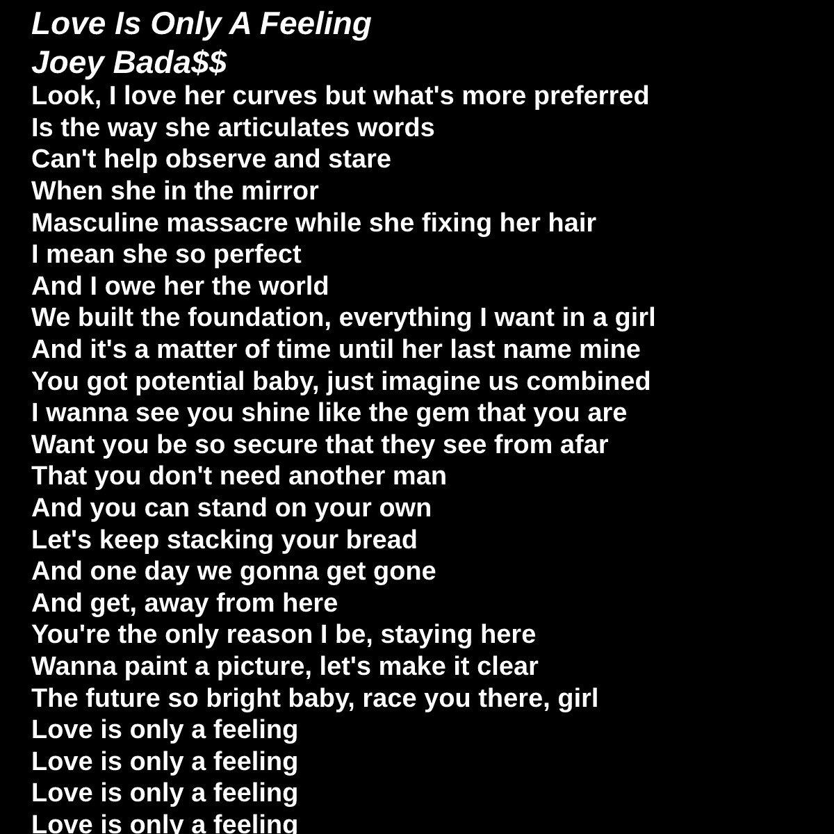 She So Perfect In Her Own Little World Lyrics