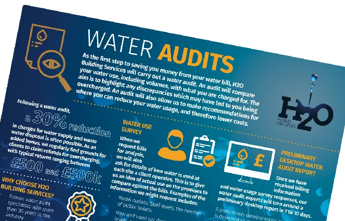 Understanding a business water audit